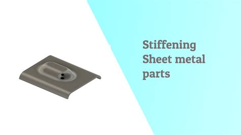 stiffen sheet metal|sheet metal stiffening techniques.